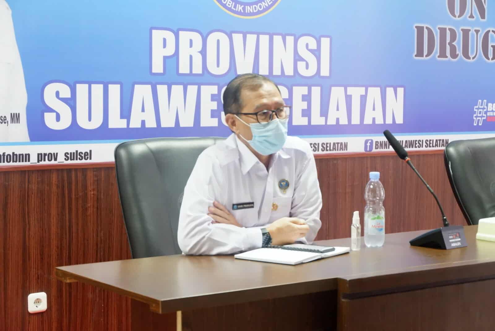 Kepala BNNP Sulawesi Selatan menghadiri Kegiatan Rapat Pimpinan ( Rapim) BNN RI secara Virtual Kepala BNNP Sulawesi Selatan menghadiri Kegiatan Rapat Pimpinan ( Rapim) BNN RI secara Virtual