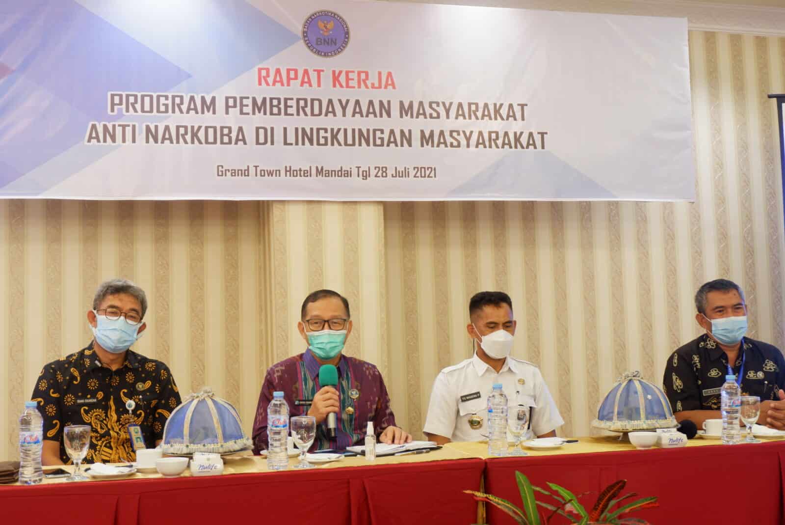 BNNP Sulawesi Selatan Melaksanakan Rapat Kerja Program Pemberdayaan Masyarakat Anti Narkoba di lingkungan Masyarakat BNNP Sulawesi Selatan Melaksanakan Rapat Kerja Program Pemberdayaan Masyarakat Anti Narkoba di lingkungan Masyarakat