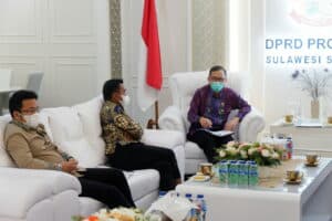 Kepala BNNP Sulawesi Selatan Audiensi Bersama Ketua DPRD Prov.Sulsel