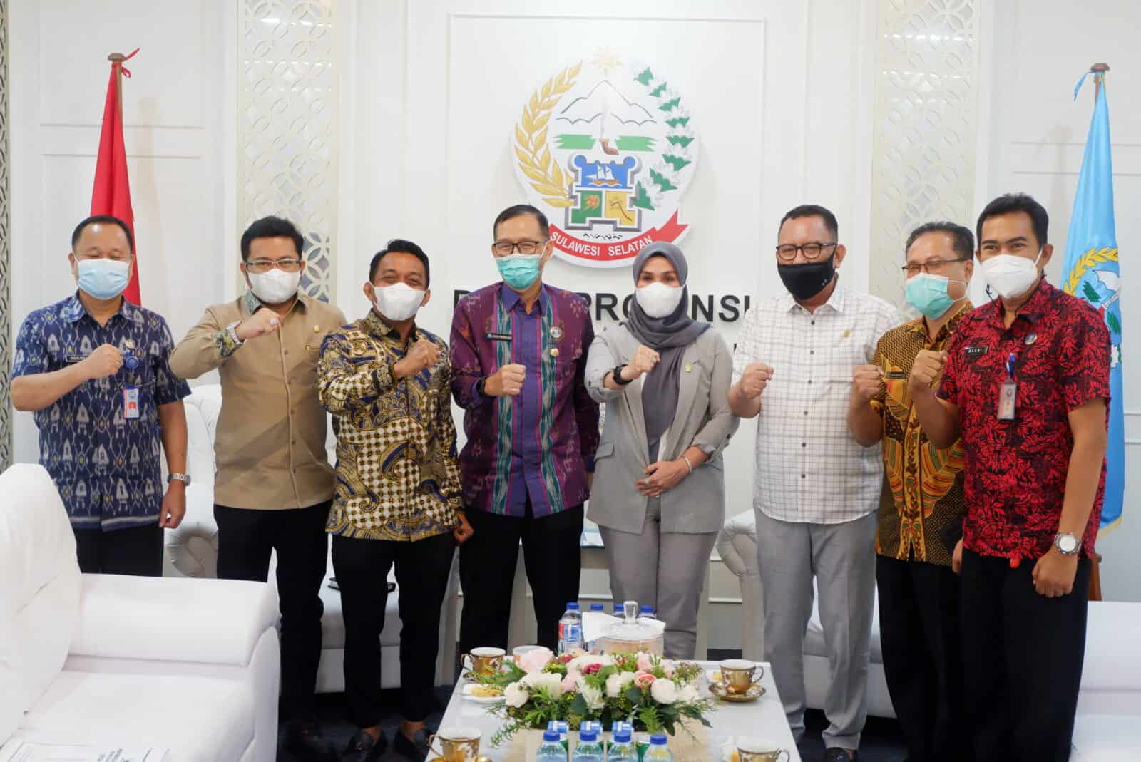 Kepala BNNP Sulawesi Selatan Audiensi Bersama Ketua DPRD Prov.Sulsel