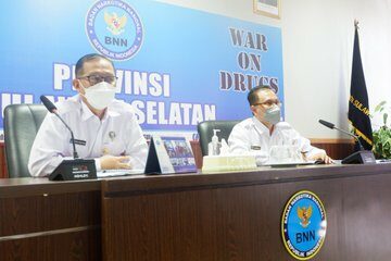 Kepala BNNP Sulsel Mengikuti Kegiatan Rapat Pimpinan (Rapim) BNN RI Secara Virtual.