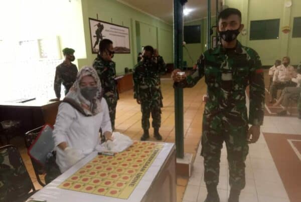 TIM P2M Melakukan deteksi dini narkoba bagi anggota Bekangdam XIV/Hsn.