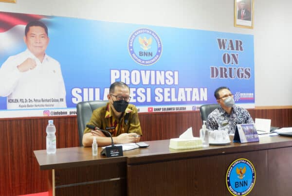 Kepala BNNP Sulsel Pimpin Rapat Monitoring dan Evaluasi Bagian Bidang Lingkup BNNP Sulsel