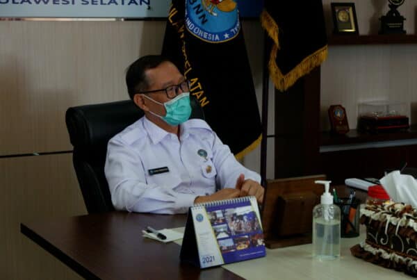 Kepala BNNP Sulsel Menerima Audensi DIR NARKOBA POLDA SULSEL