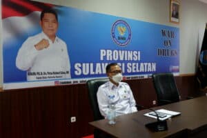 Kepala BNNP Sulawesi Selatan Mengikuti Pembukaan PELATIHAN TEKNIS BIDANG PENCEGAHAN T.A 2021 Kepala BNNP Sulawesi Selatan Mengikuti Pembukaan PELATIHAN TEKNIS BIDANG PENCEGAHAN T.A 2021