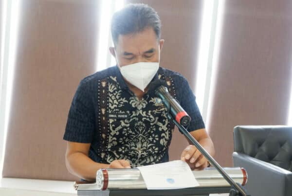 Kepala BNNP Sulawesi Selatan mengikuti rapat kerja “PEMBERDAYAAN MASYARAKAT ANTI NARKOBA DILINGKUNGAN PENDIDIKAN”
