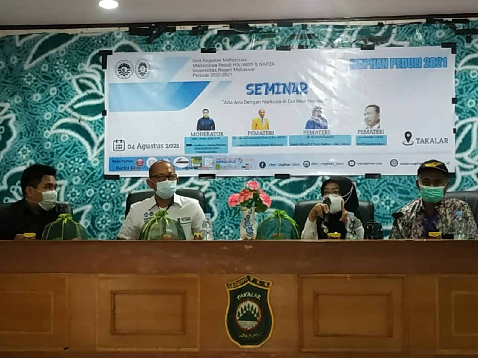BNNP Sulawesi Selatan sebagai narasumber di kegiatan Seminar UKM MAPAN PEDULI BNNP Sulawesi Selatan sebagai narasumber di kegiatan Seminar UKM MAPAN PEDULI
