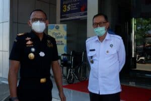 Kepala BNNP Sulawesi Selatan Menerima Kunjungan Balasan Dari Kepala Kantor Wilayah Bea Dan Cukai Sulsel Beserta Jajarannya