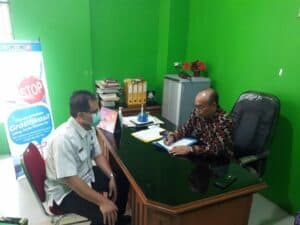 Tim BNNP Sulsel Melaksanakan Koordinasi Di Badan Kesbanpol Kab.Jeneponto.