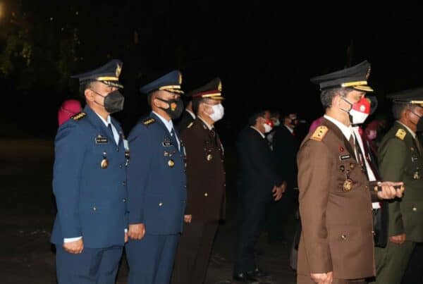 Apel Kehormatan dan Malam Renungan dalam rangka Peringatan Hari Ulang Tahun Republik Indonesia Ke 76 Proklamasi Kemerdekaan Republik Indonesia Tahun 2021