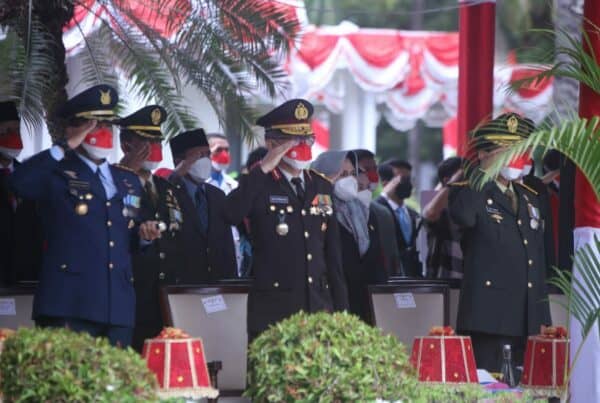 Kepala BNNP Sulawesi Selatan Menghadiri Peringatan HUT ke 76 Proklamasi Kemerdekaan Republik Indonesia
