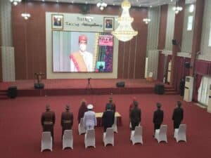 Kepala BNNP Sulawesi Selatan Menghadiri Detik Detik Peringatan HUT ke 76 Proklamasi Kemerdekaan Republik Indonesia Bersama Presiden RI dan Ibu Iriana Joko Widodo Secara Virtual Kepala BNNP Sulawesi Selatan Menghadiri Detik Detik Peringatan HUT ke 76 Proklamasi Kemerdekaan Republik Indonesia Bersama Presiden RI dan Ibu Iriana Joko Widodo Secara Virtual