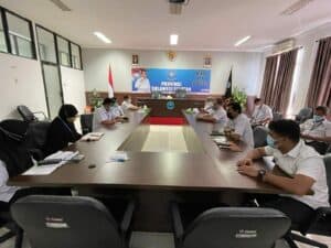 BNNP Sulawesi Selatan Melaksanakan Rapat Monitoring Dan Evaluasi Pembangunan Zona Integritas Menuju Wilayah Birokrasi Bebas Melayani (WBBM)
