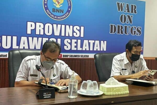 BNNP Sulawesi Selatan Mengikuti Virtual Meeting Pejabat Pengelola Informasi Dokumentasi (PPID) Pembantu BNN