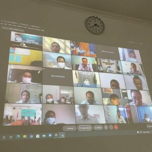 BNNP Sulawesi Selatan Mengikuti Virtual Meeting Pejabat Pengelola Informasi Dokumentasi (PPID) Pembantu BNN