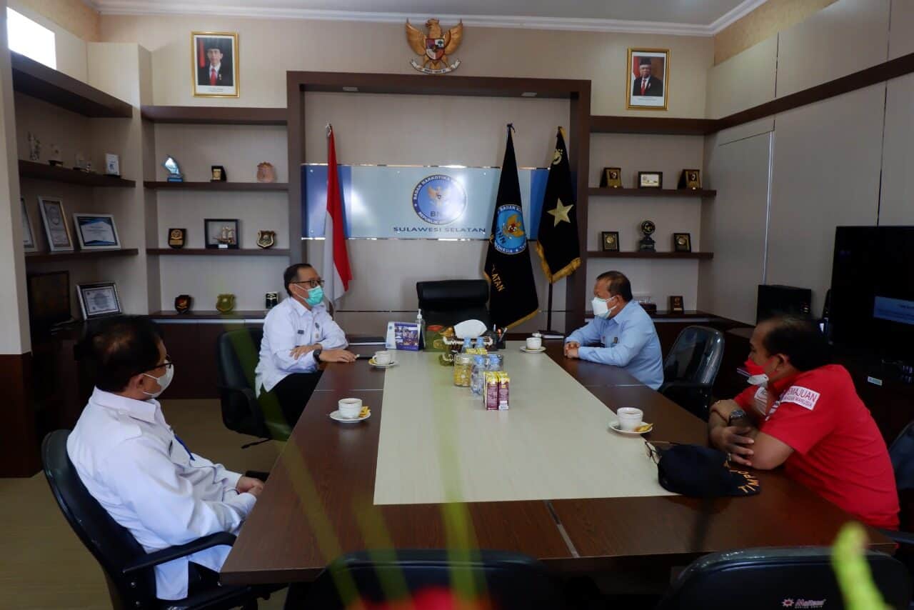 Kepala BNNP Sulawesi Selatan Menerima Kunjungan Kakanwilkumham Wilayah Sulsel. Makassar 30 Agustus 2021 Kepala BNNP Sulawesi Selatan Menerima Kunjungan Kakanwilkumham Wilayah Sulsel. Makassar 30 Agustus 2021