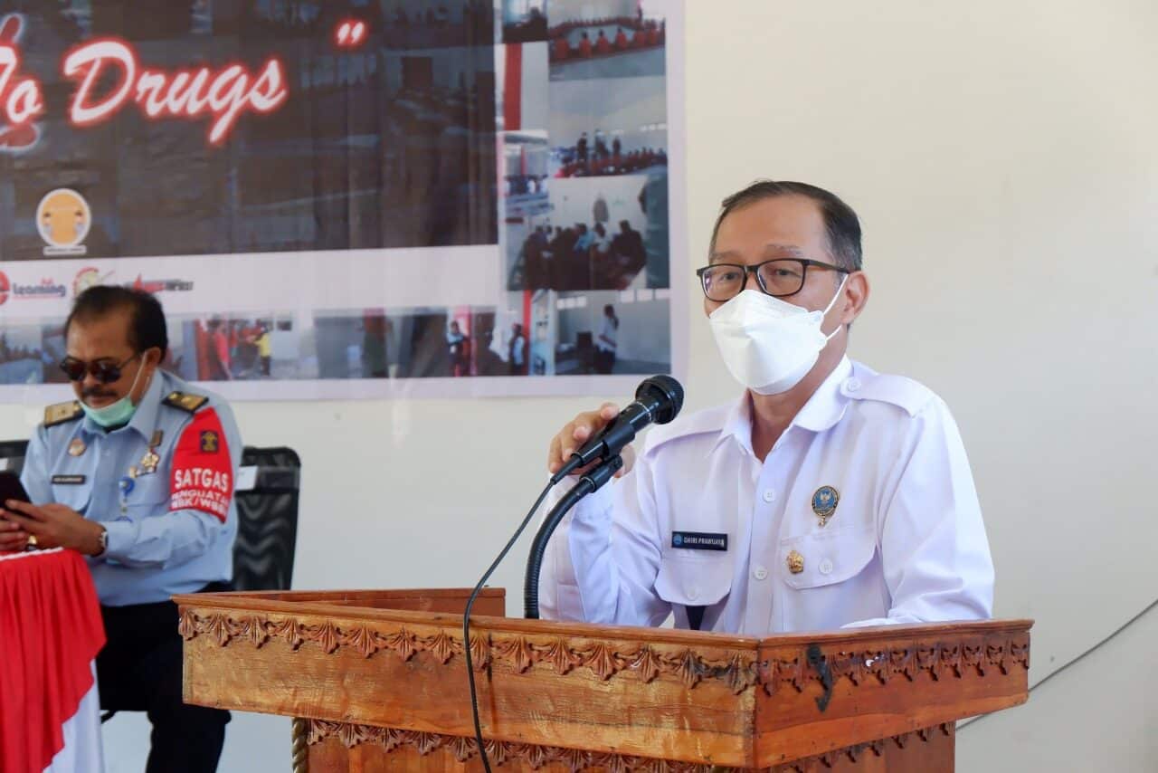 Kepala BNNP Sulawesi Selatan Menghadiri Penutupan Program Rehabilitasi Narkotika Rutan Jeneponto