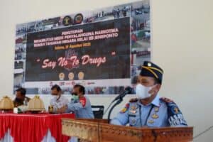 Kepala BNNP Sulawesi Selatan Menghadiri Penutupan Program Rehabilitasi Narkotika Rutan Jeneponto