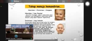 Kepala BNNP Sulawesi Selatan mengikuti kegiatan Rapat Silaturrahim BNN Wilayah Sulawesi Selatan secara Virtual. Makassar 1 September 2021