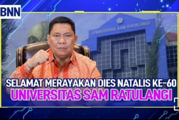 KEPALA BNN RI UCAPKAN SELAMAT DIES NATALIS KE-60 UNIVERSITAS SAM RATULANGI, MANADO