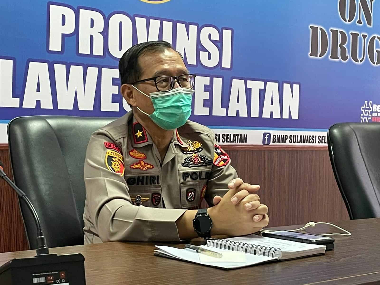 Kepala BNNP Sulawesi Selatan Mengikuti Kegiatan Rapat Pimpinan (Rapim) BNN RI Secara Virtual