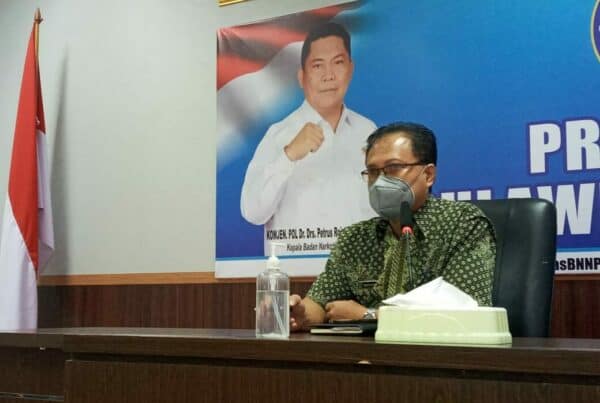 Bagian Umum BNNP Sulawesi Selatan Melaksanakan Rapat Mingguan