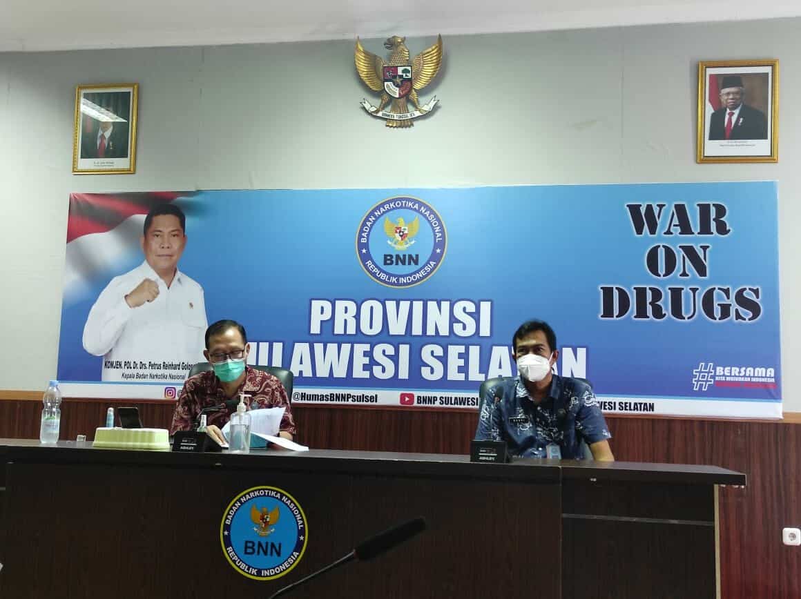 Kepala BNNP Sulawesi Selatan Mengikuti Kegiatan Sosialisasi Aplikasi E-Audit