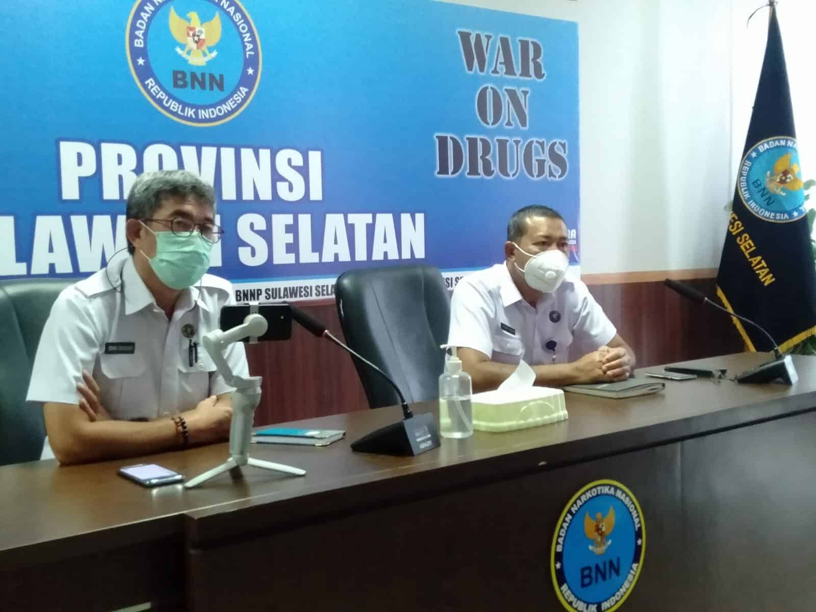 BNNP Sulawesi Selatan Mengikuti Pembukaan Pendalaman Zona Integritas di Lingkungan BNN T.A 2021 Secara Virtual