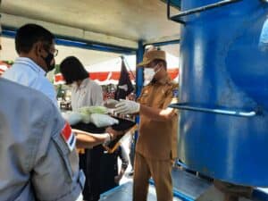 BNNP Sulawesi Selatan Menghadiri Kegiatan Pemusnahan Barang Bukti Narkoba Direktorat Narkoba Polda Sulsel Periode Agustus-September Tahun 2021