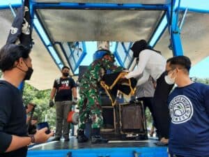 BNNP Sulawesi Selatan Menghadiri Kegiatan Pemusnahan Barang Bukti Narkoba Direktorat Narkoba Polda Sulsel Periode Agustus-September Tahun 2021
