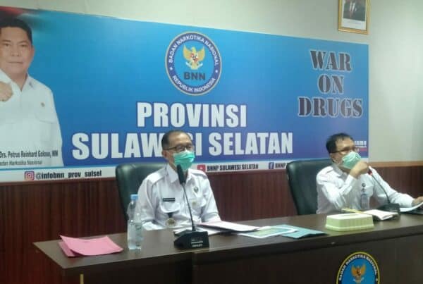 BNNP Sulawesi Selatan Melaksanakan Kegiatan Monitoring dan Evaluasi Mingguan Bagian Bidang lingkup BNNP Sulsel
