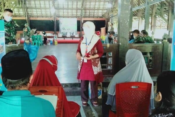 Penyuluhan P4GN dan Kampanye War on Drugs pada Kegiatan Serbuan Vaksin oleh Kodim 1409/Gowa bersama Dinkes Kabupaten Gowa