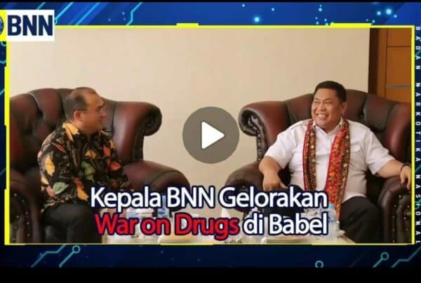 KUNKER KEPALA BNN RI KE PROVINSI BABEL, GELORAKAN SEMANGAT “WAR ON DRUGS”
