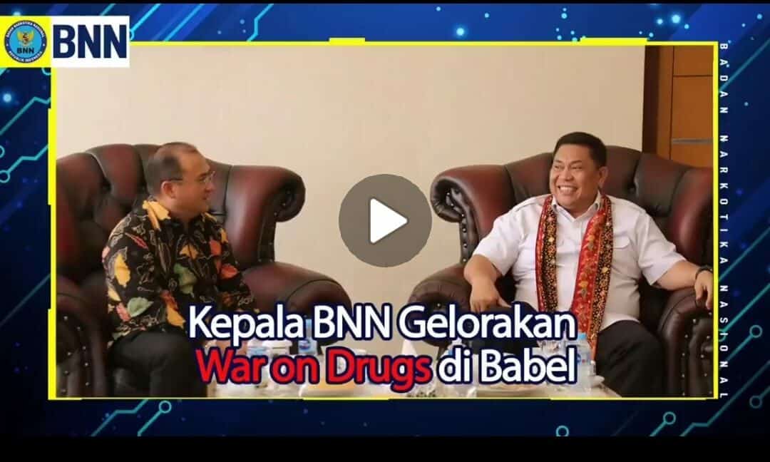 KUNKER KEPALA BNN RI KE PROVINSI BABEL, GELORAKAN SEMANGAT "WAR ON DRUGS" KUNKER KEPALA BNN RI KE PROVINSI BABEL, GELORAKAN SEMANGAT “WAR ON DRUGS”