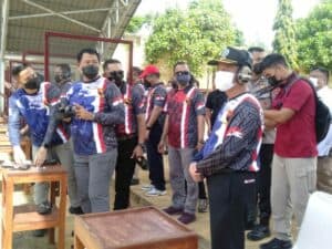 BNNP Sulsel menghadiri Pertandingan Menembak Dansat Brimob Polda Sulsel Cup 2021