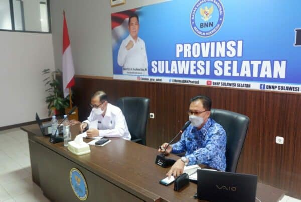 BNNP Sulsel Mengikuti Kegiatan Rapim BNN RI Secara Virtual