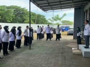 BNNP Sulawesi Selatan Melaksanakan Apel Pagi Rutin