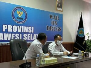 BNNP Sulawesi Selatan Mengikuti Kegiatan Rapat Pimpinan (Rapim) BNN RI Secara Virtual