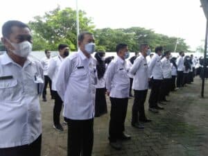 BNNP Sulawesi Selatan Melaksanakan Apel Pagi