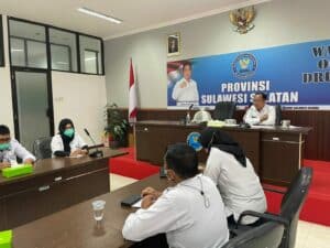 BNNP Sulawesi Selatan Mengikuti Kegiatan Rapat Pimpinan (Rapim) BNN RI Secara Virtual