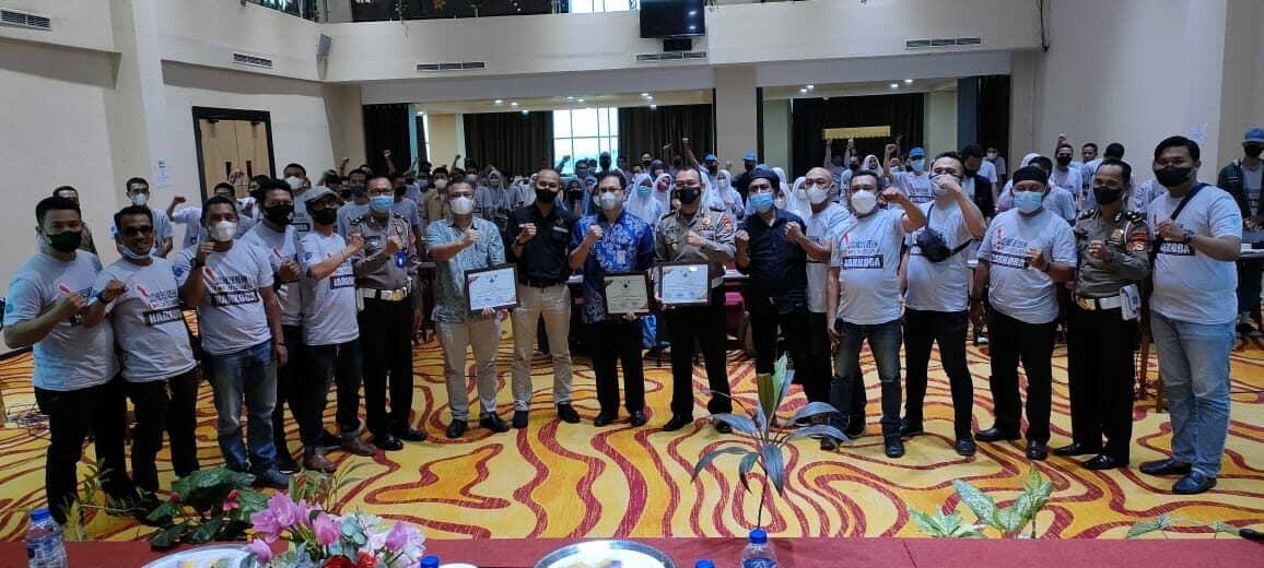 Badan Narkotika Nasional (BNN) Provinsi Sulawesi Selatan menghadiri rapat koordinasi Dilkumjakpol Plus Tahun 2021 Badan Narkotika Nasional (BNN) Provinsi Sulawesi Selatan menghadiri rapat koordinasi Dilkumjakpol Plus Tahun 2021