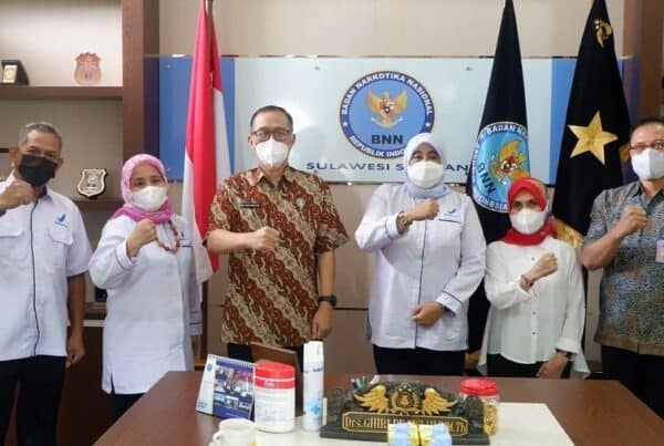BNN Prov. Sulsel Menerima Kunjungan Jajaran Balai Pengawasan Obat dan Makanan (BPOM) Makassar