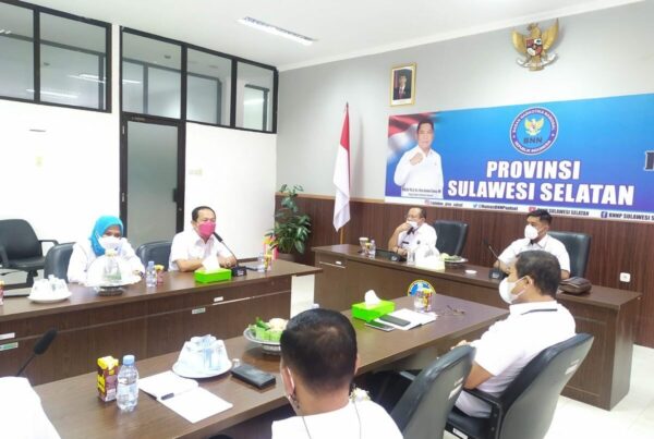 Kabid Pemberantasan BNNP Sulsel menerima kunjungan dari kepala Balai POM Cab. Mamuju