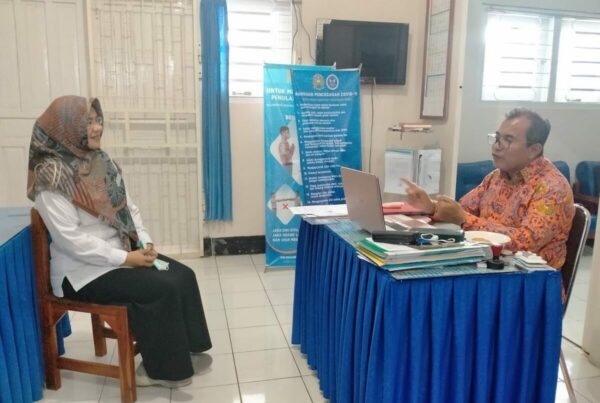 Koordinasi ke SD Angkasa 2 Maros dalam rangka Penyebaran Informasi P4GN melalui kegiatan Upacara Bendera dan Pemutaran Lagu Mars BNN