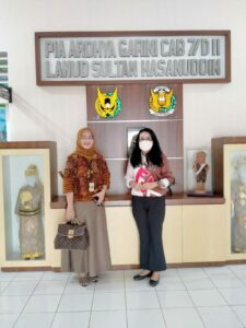 Seksi Pencegahan Bidang P2M melakukan koordinasi ke kantor Yayasan PIA Lanud Sultan Hasanuddin