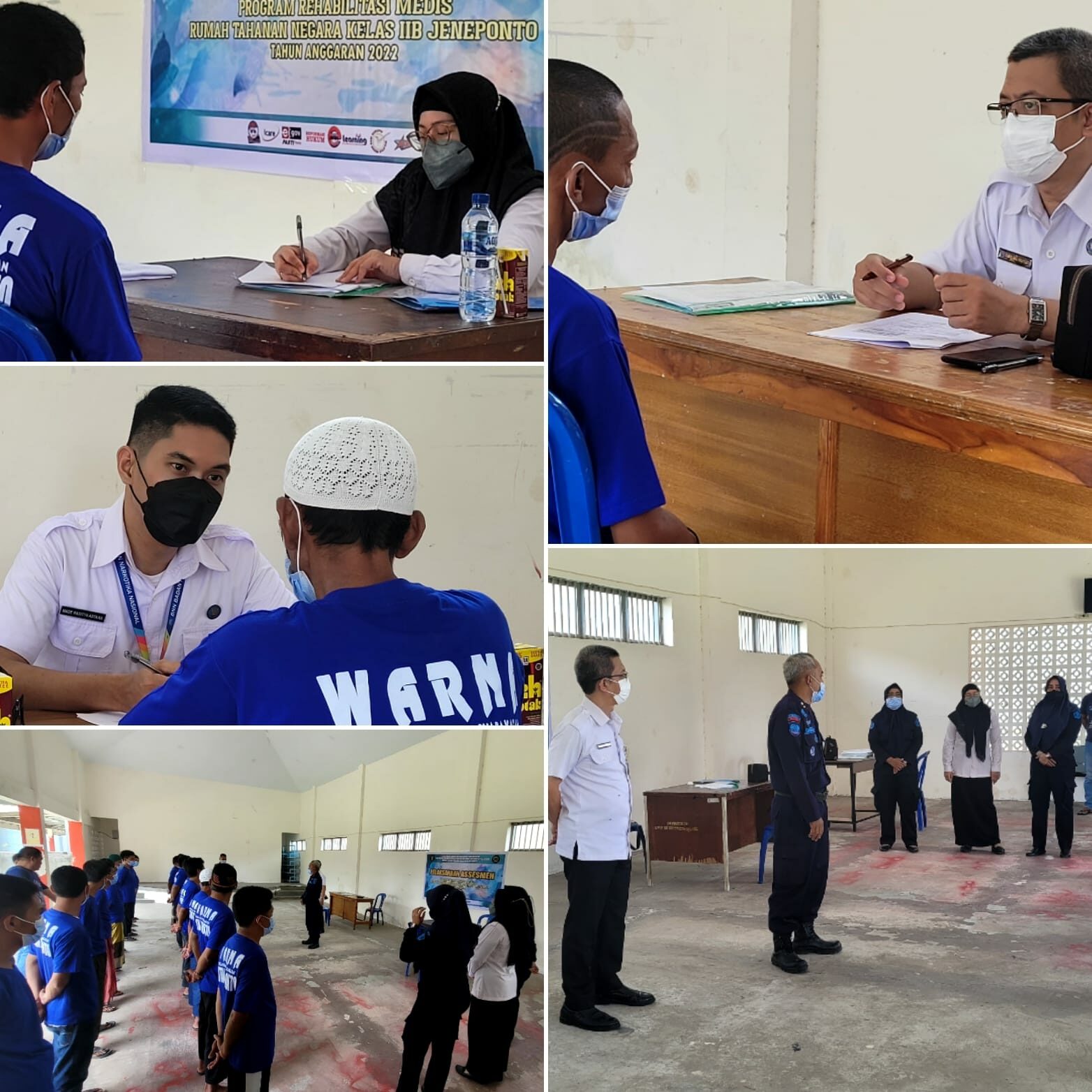 BNN Provinsi Sulawesi Selatan Melakukan Asesmen Persiapan Rehabilitasi terhadap 20 orang Warga Binaan Pemasyarakatan (WBP) di Rutan Klas IIB Jeneponto BNN Provinsi Sulawesi Selatan Melakukan Asesmen Persiapan Rehabilitasi terhadap 20 orang Warga Binaan Pemasyarakatan (WBP) di Rutan Klas IIB Jeneponto