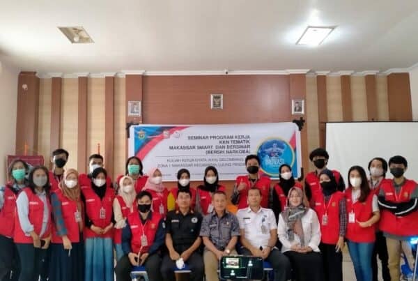 BNN Provinsi Sulawesi Selatan ikut berpartisipasi dalam kegiatan KKN Tematik Makassar Smart Dan Bersih Narkoba