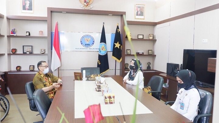 Kepala BNNP Sulsel menerima kunjungan dari Kalapas Perempuan Narkotika IIA Sunnguminasa Kepala BNNP Sulsel menerima kunjungan dari Kalapas Perempuan Narkotika IIA Sunnguminasa