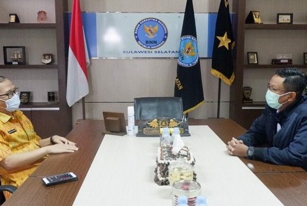 Kepala BNNP Sulsel Menerima Kunjungan Dari Direktur Politeknik Pelayaran Barombong