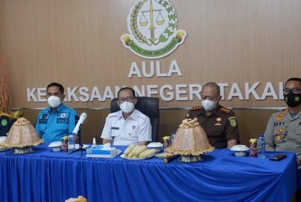 Kepala BNNP Sulsel Memberikan Materi P4GN di Jajaran Forkopimda Kab. Takalar